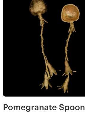 Gold Pomegranate Spoon